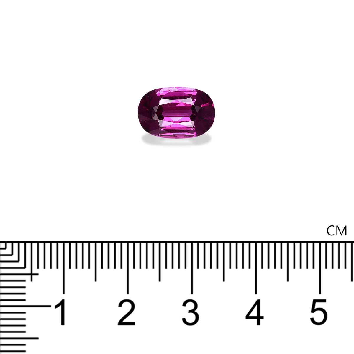 purple umbalite garnet, 4.2ct oval cut — view 4