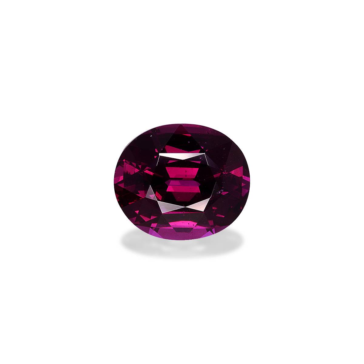 purple umbalite garnet, 7.64ct oval cut — main view