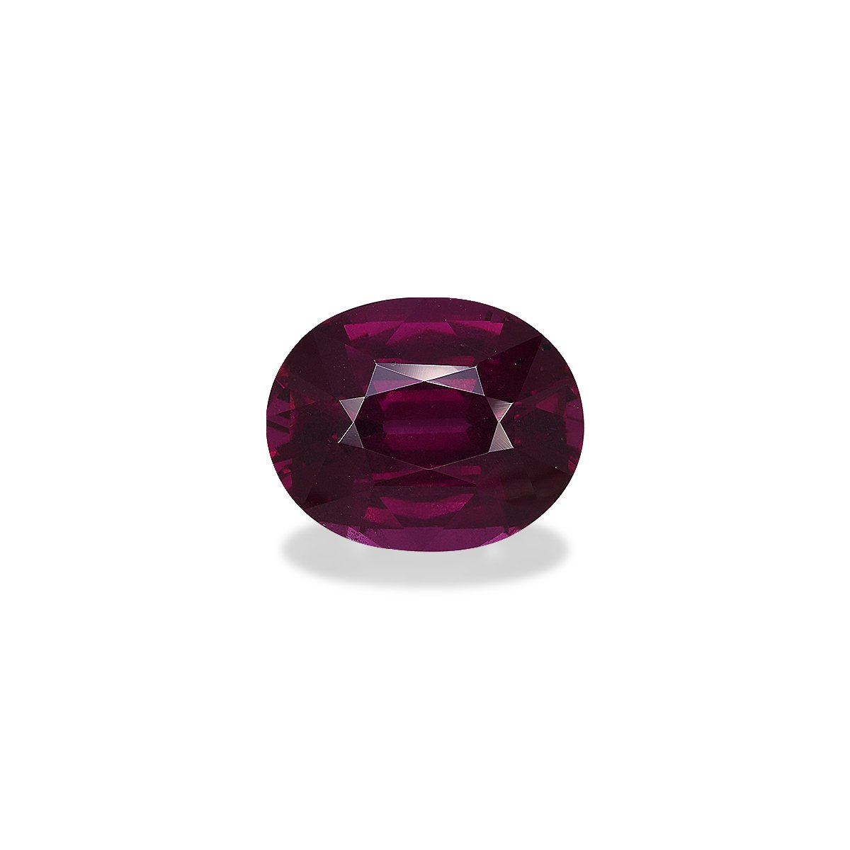 magenta purple umbalite garnet, 10.5ct oval cut — main view