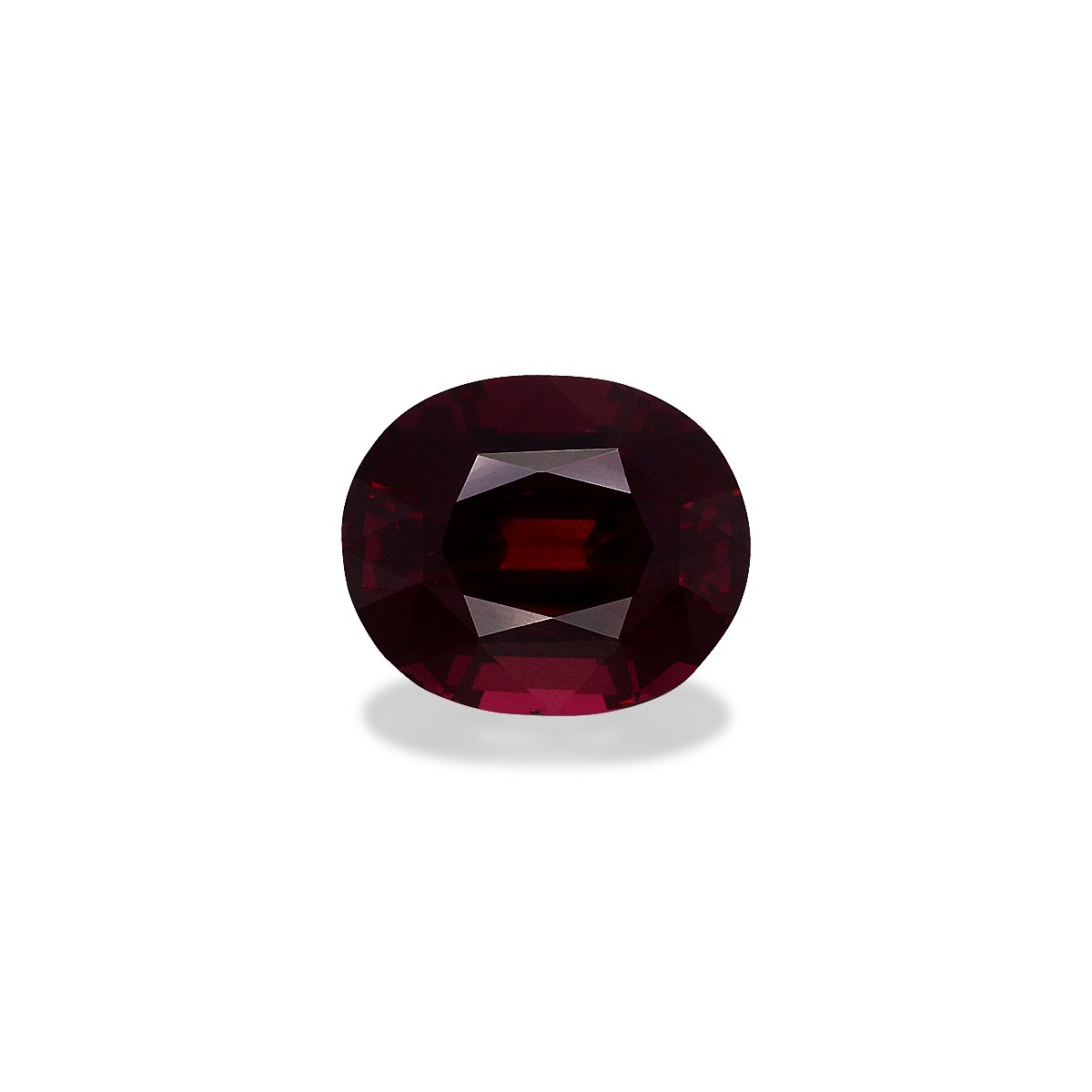 magenta purple umbalite garnet, 11.39ct oval cut — main view