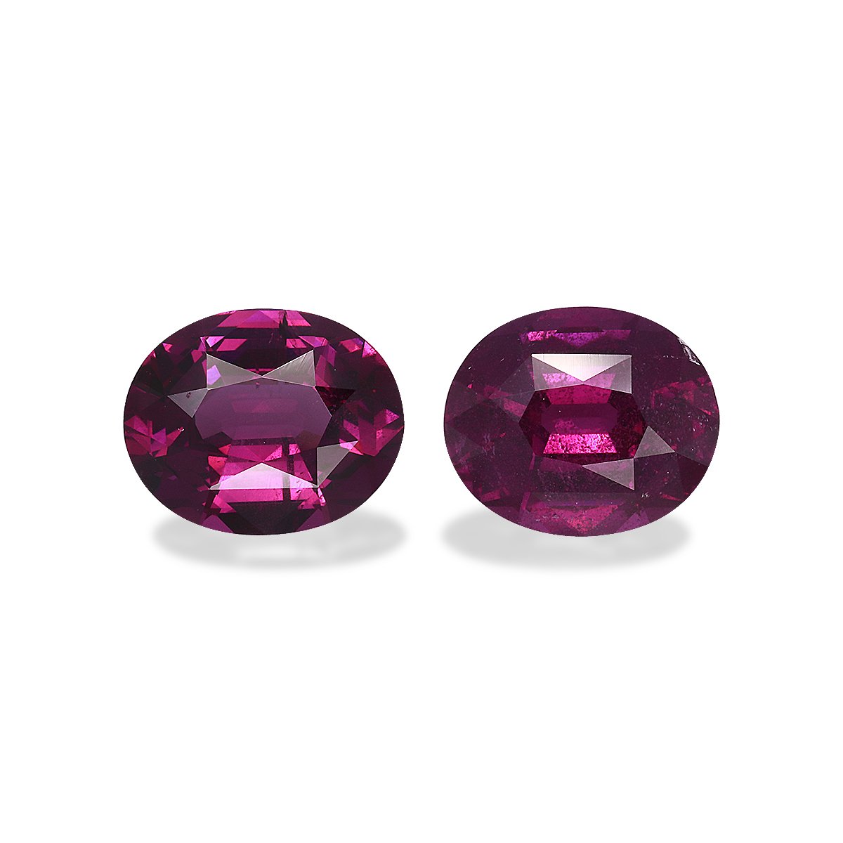 purple umbalite garnet, 7.83ct oval cut — main view