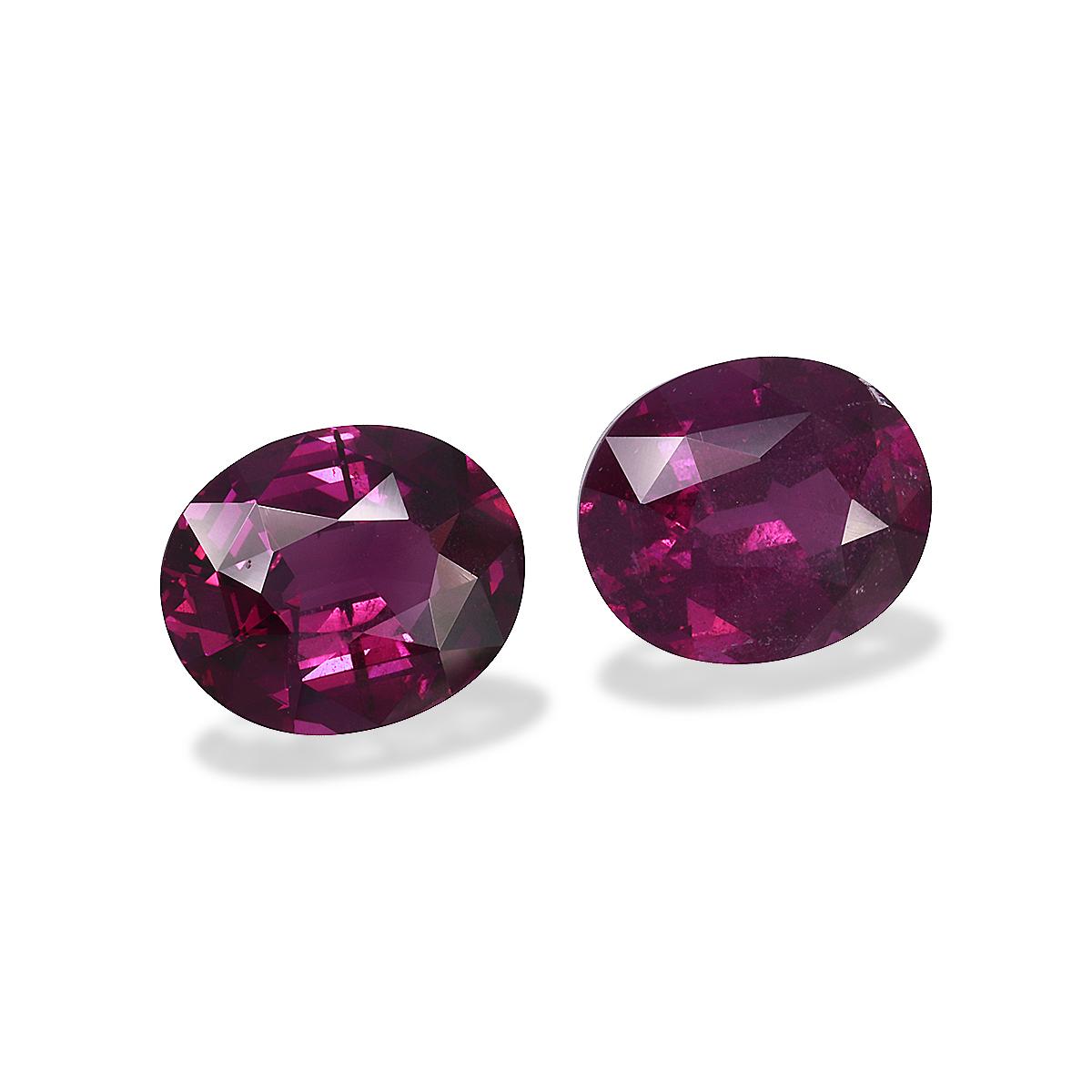 purple umbalite garnet, 7.83ct oval cut — view 3