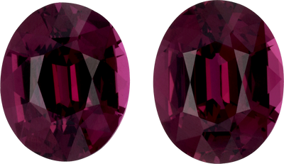 Oval cut umbalite garnet