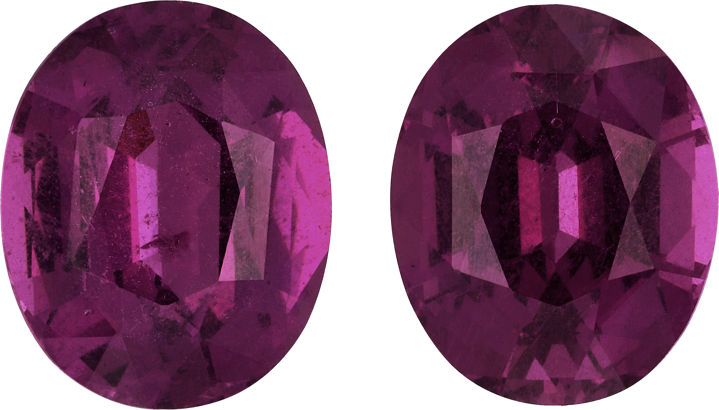 Oval cut umbalite garnet
