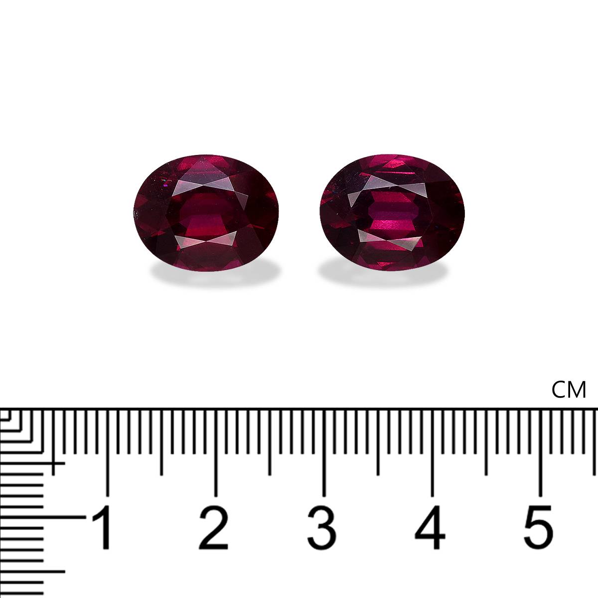 magenta purple umbalite garnet, 14.99ct oval cut — view 4
