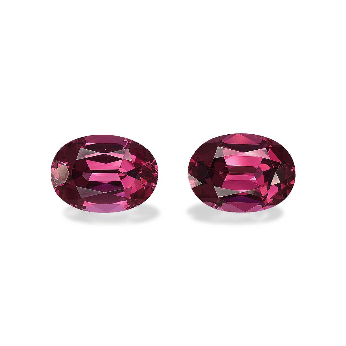 Magenta Purple Umbalite Garnet 14.37ct Pair