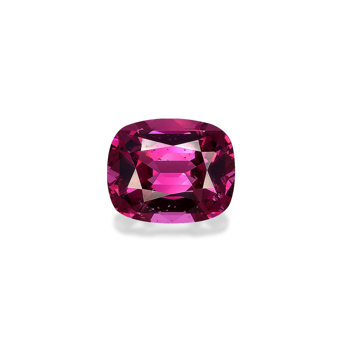 bubblegum pink rose garnet, 10.79ct cushion cut — main view