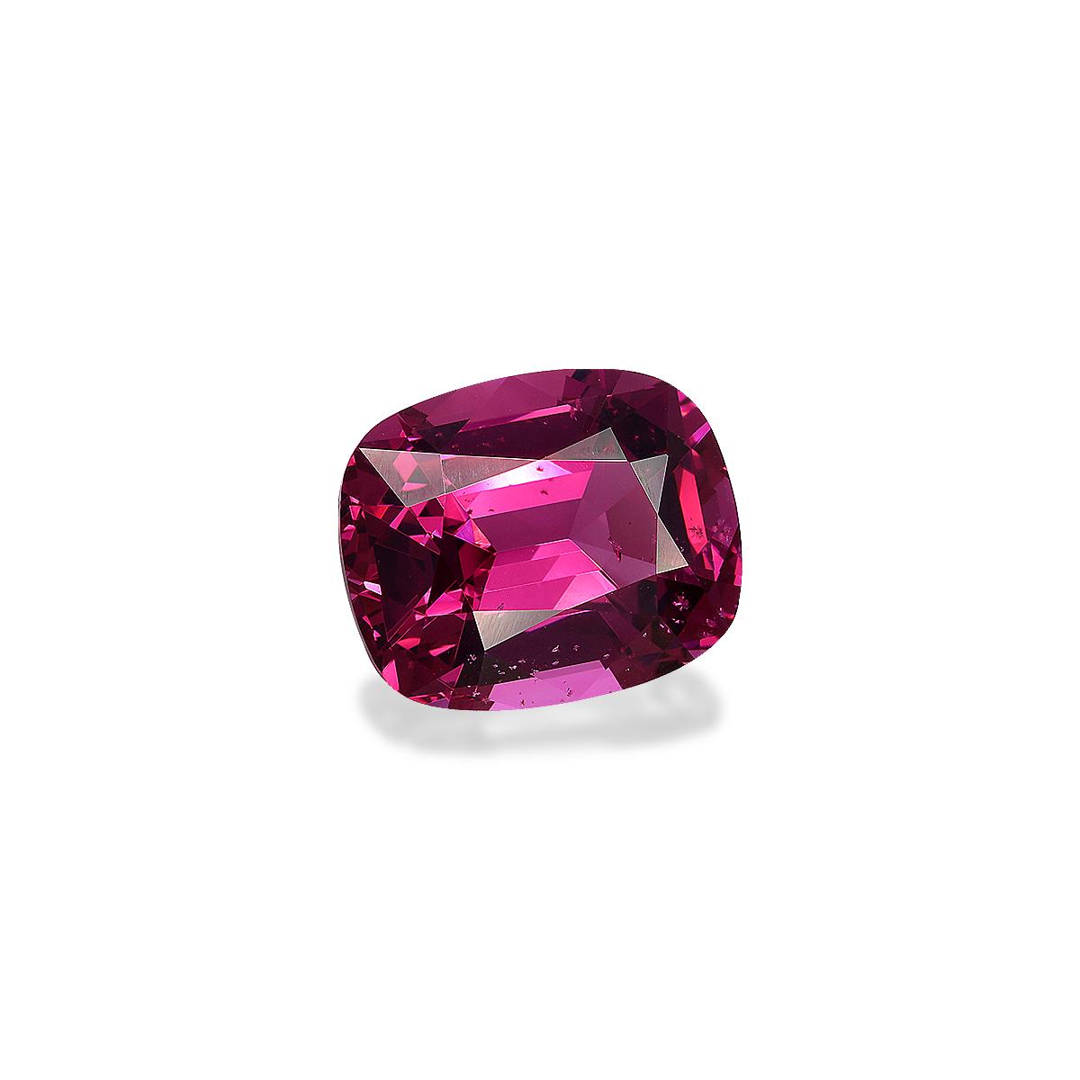 bubblegum pink rose garnet, 10.79ct cushion cut — view 3
