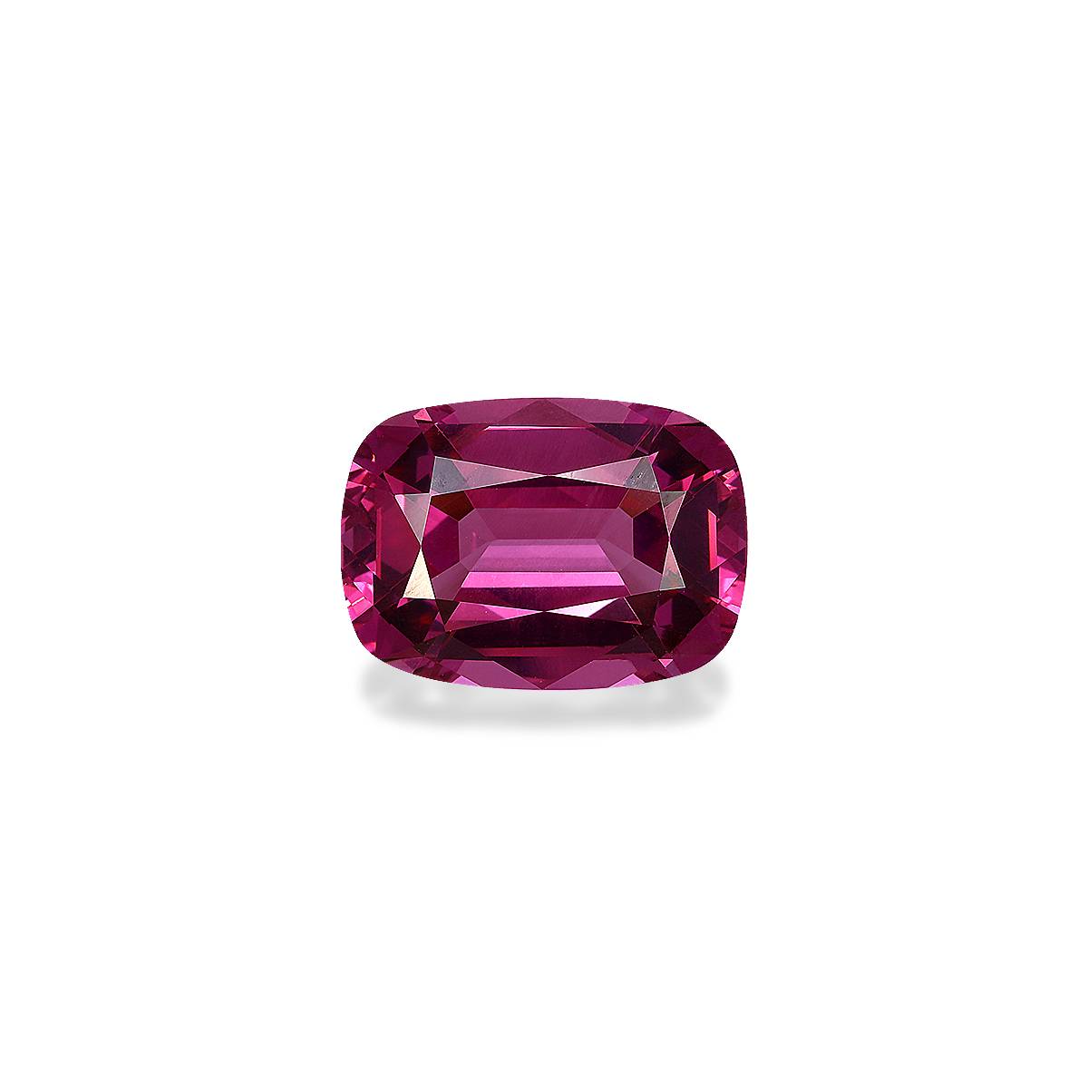 bubblegum pink rose garnet, 7.85ct cushion cut — main view