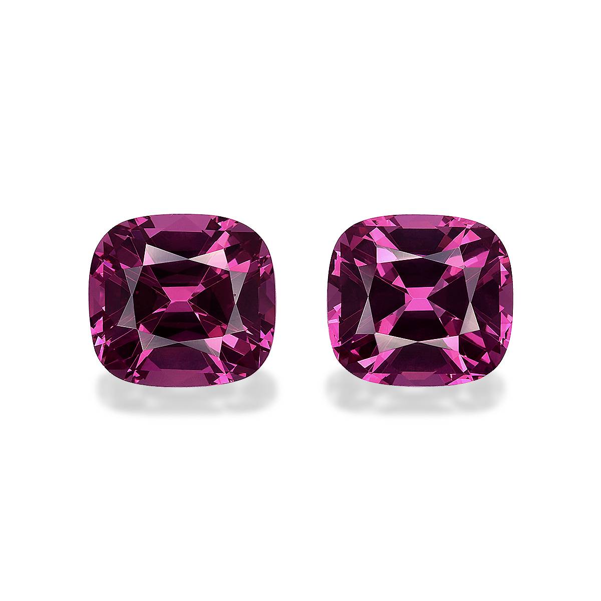 bubblegum pink rose garnet, 8.87ct cushion cut — main view