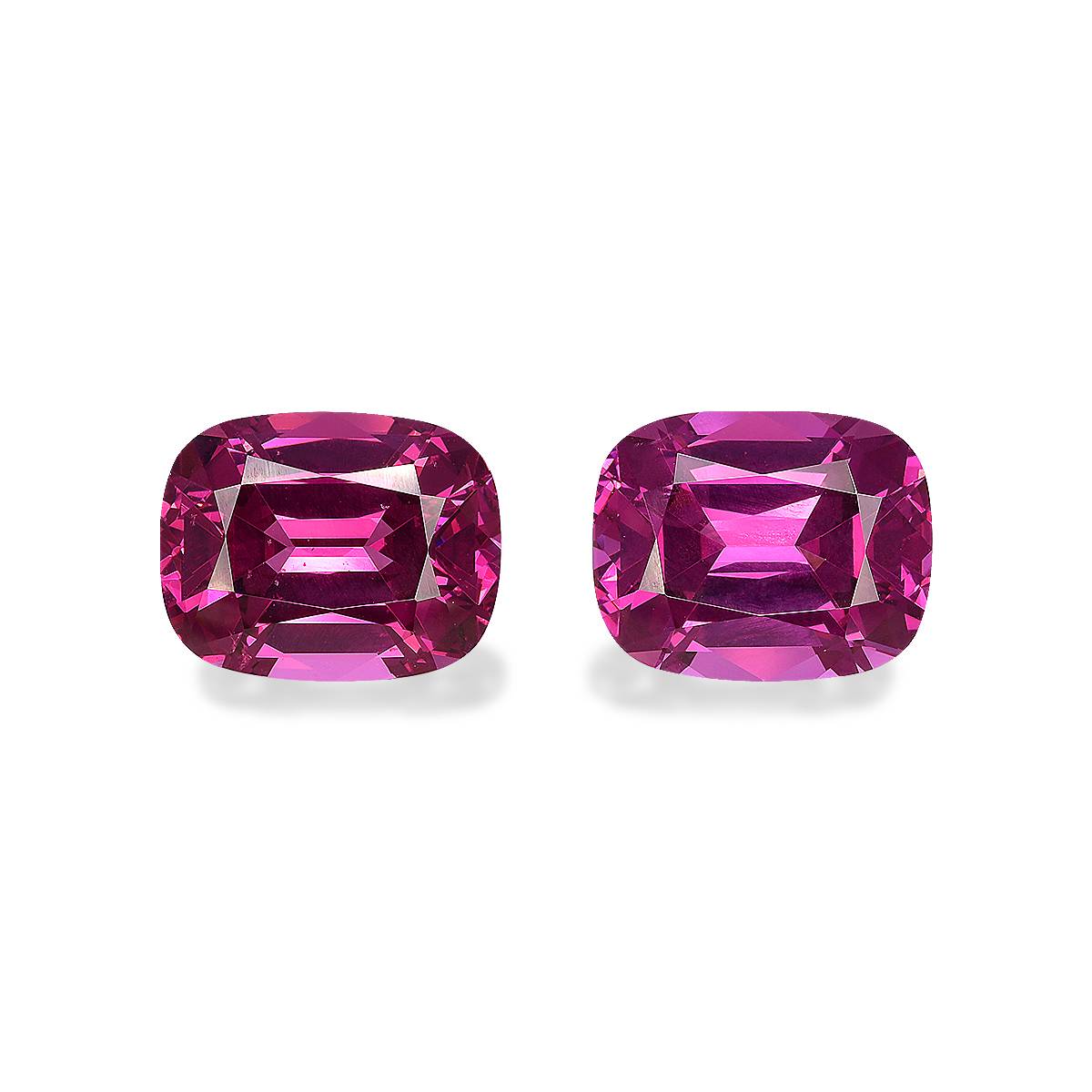 Bubblegum Pink Rose Garnet 17.72ct - 13x11mm Pair