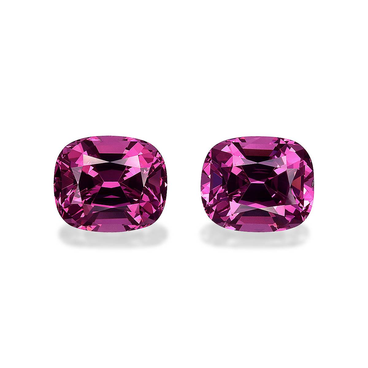 Bubblegum Pink Rose Garnet 8.36ct - 10x8mm Pair