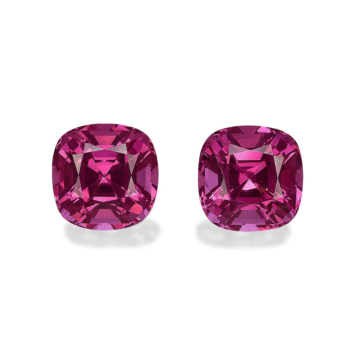 bubblegum pink rose garnet, 15.27ct cushion cut — main view