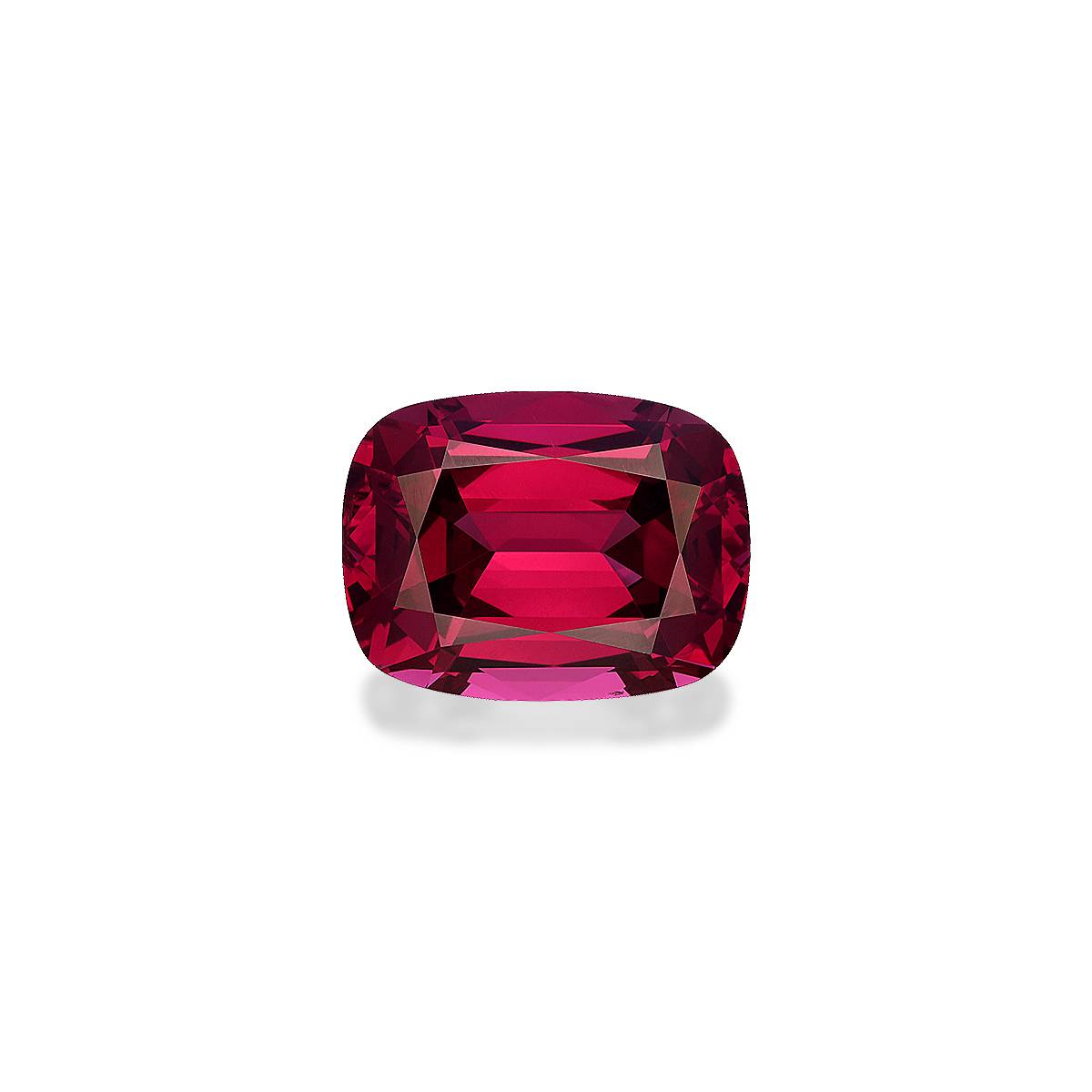 strawberry pink rose garnet, 12.99ct cushion cut — main view