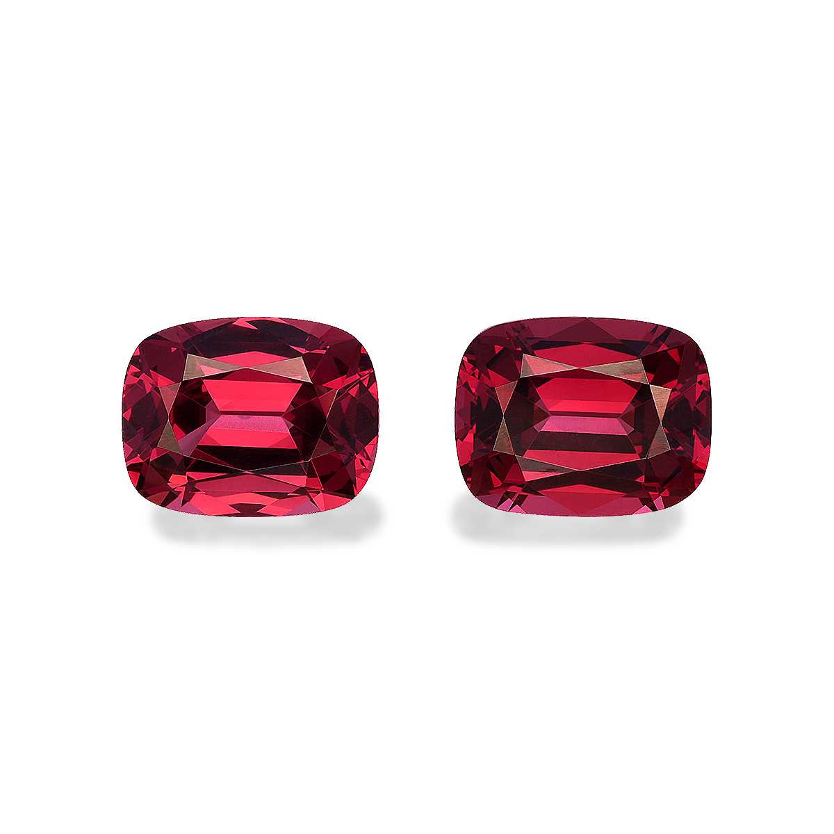 Coral Pink Malaya Garnet 6.98ct - 10x8mm Pair