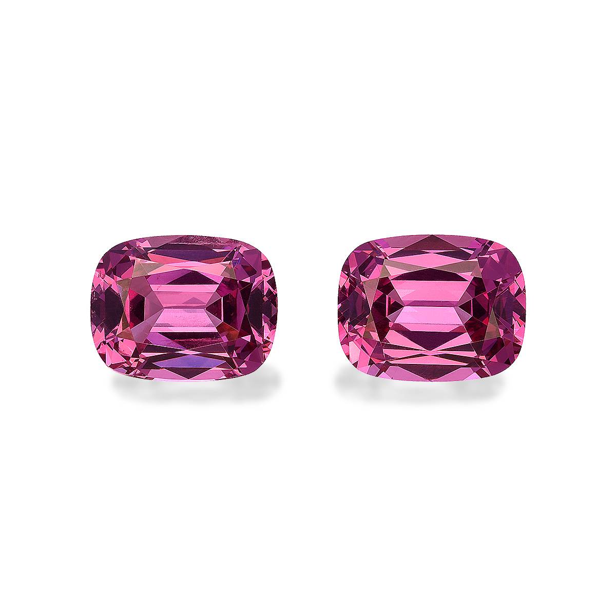 bubblegum pink rose garnet, 6.97ct cushion cut — main view