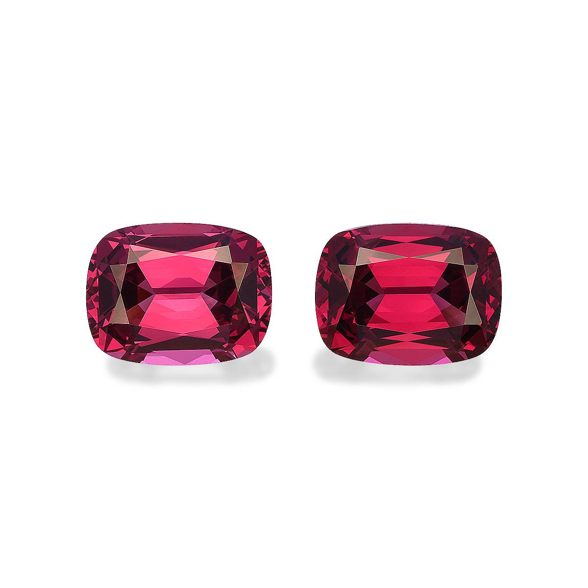 Red Rhodolite Garnet 16.22ct Pair