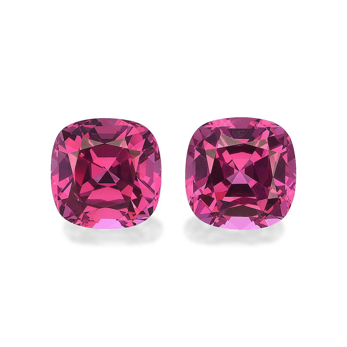 Bubblegum Pink Rose Garnet 7.91ct - 9mm Pair