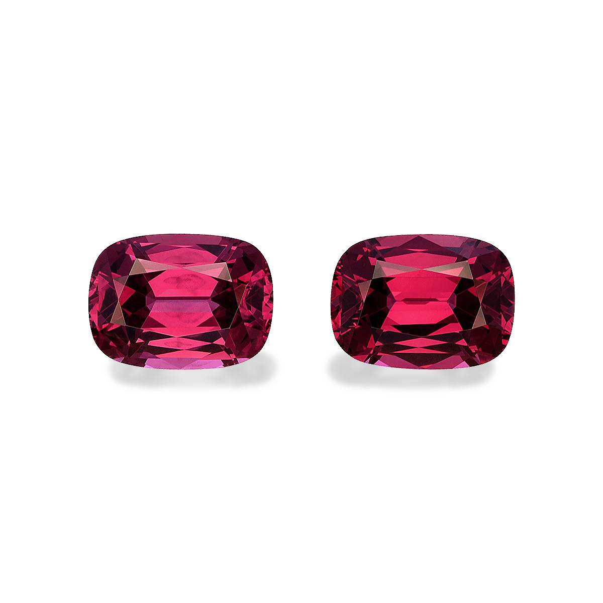 coral pink rose garnet, 12.68ct cushion cut — main view
