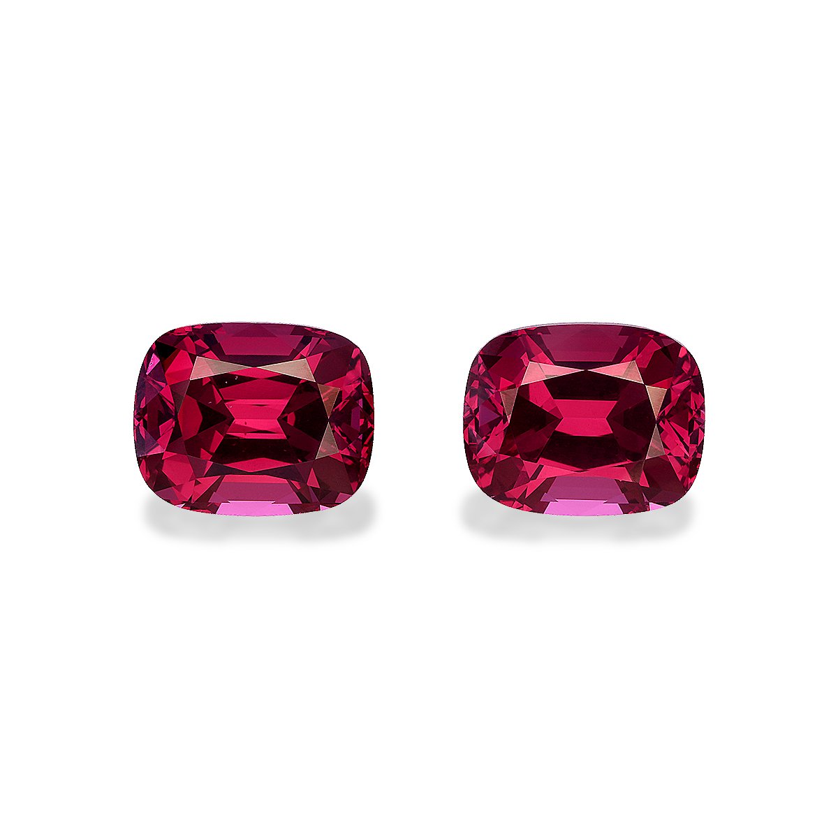 strawberry pink pink garnet, 9.07ct cushion cut — main view