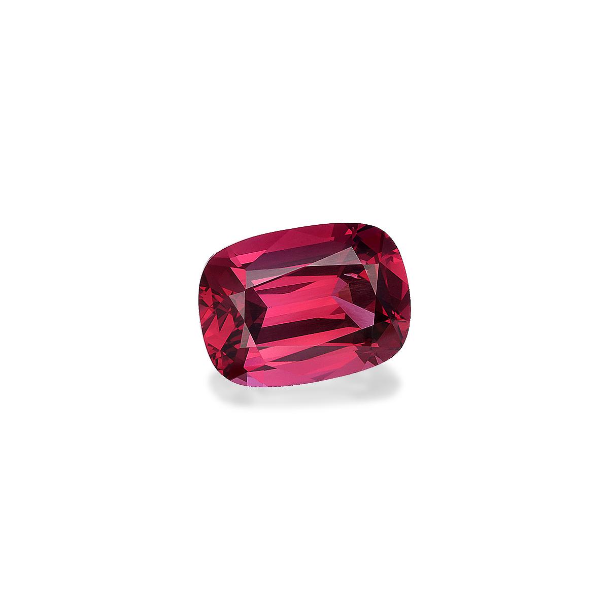bubblegum pink pink garnet, 4.52ct cushion cut — view 3
