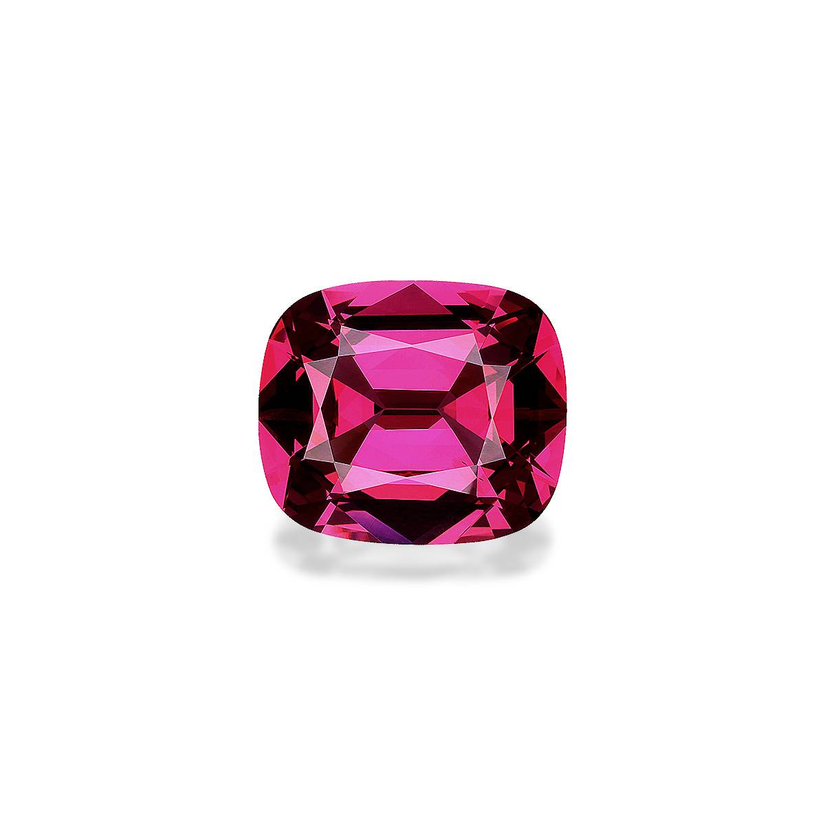 bubblegum pink rose garnet, 7.23ct cushion cut — main view