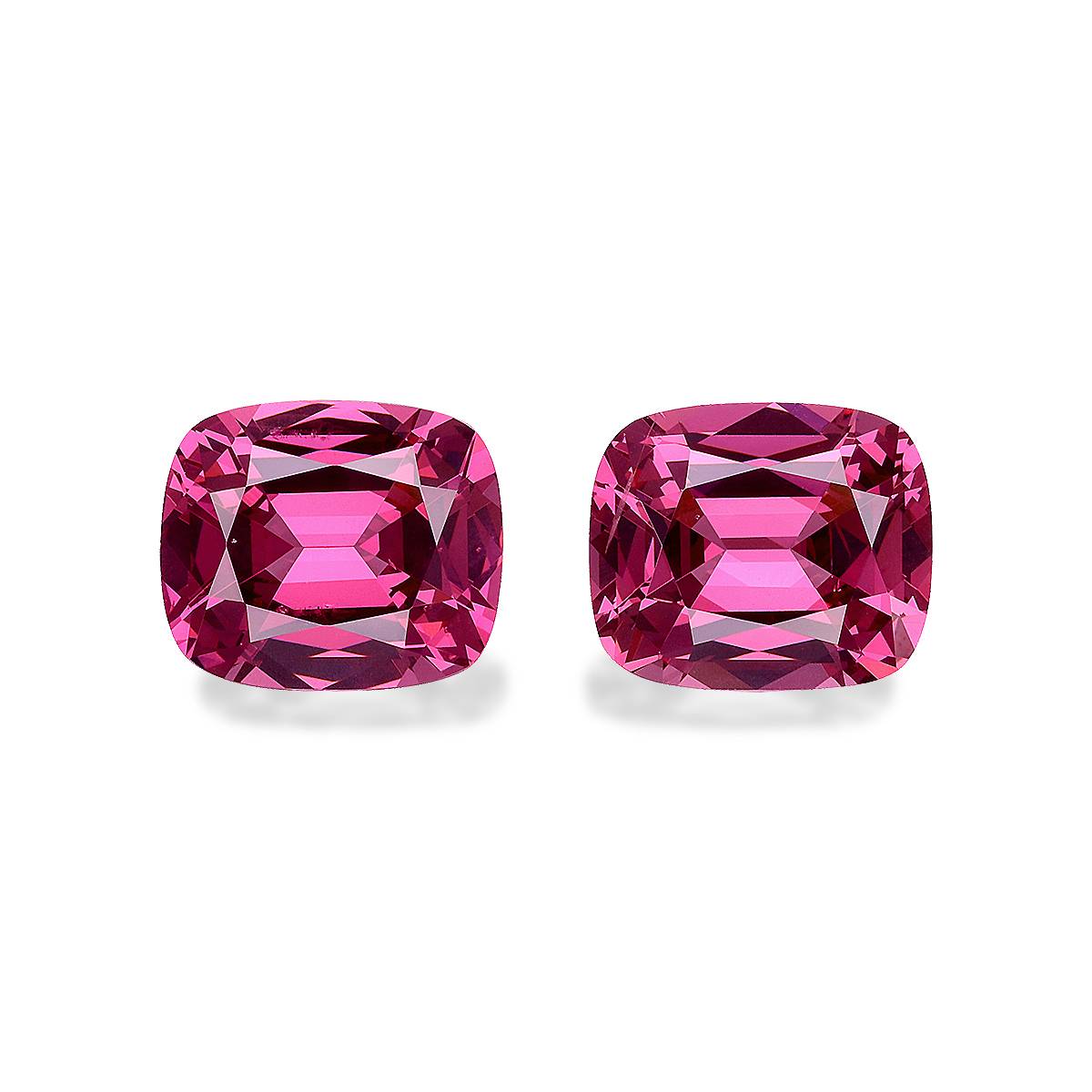Bubblegum Pink Rose Garnet 9.23ct - 11x9mm Pair