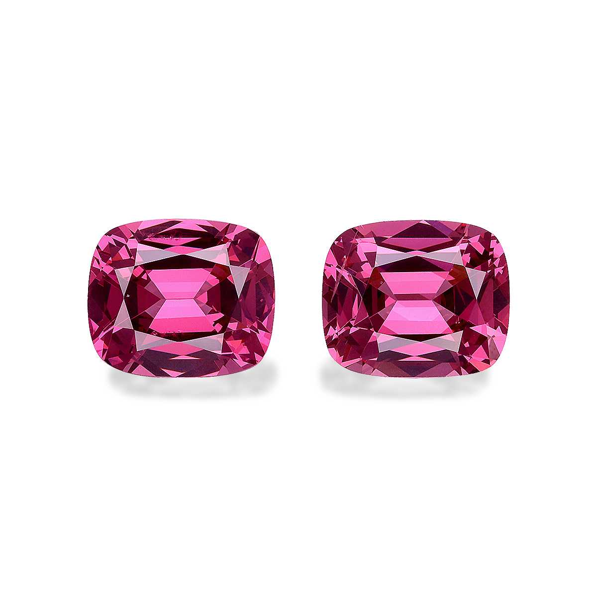 Bubblegum Pink Rose Garnet 9.23ct - 11x9mm Pair