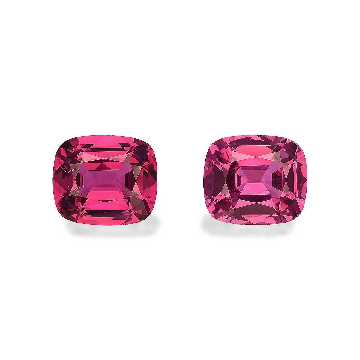 Fuscia Pink Rose Garnet 8.35ct Pair
