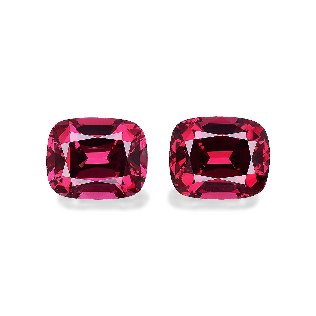 Magenta Purple Rose Garnet 11.16ct - 11x9mm Pair