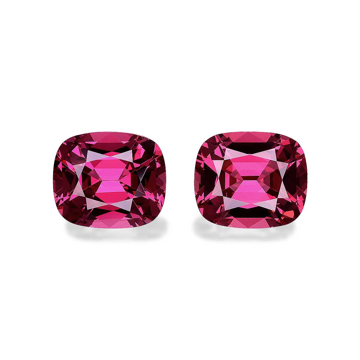 Bubblegum Pink Rose Garnet 9.16ct Pair