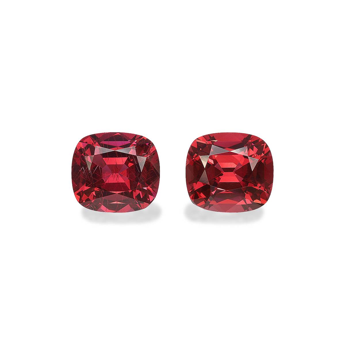 Strawberry Pink Rose Garnet 9.86ct Pair