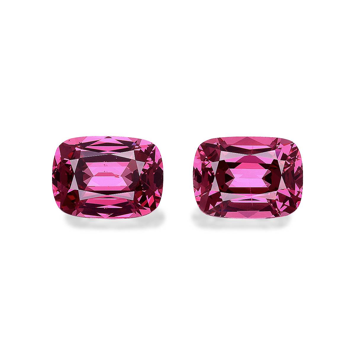 Bubblegum Pink Rose Garnet 6.45ct Pair