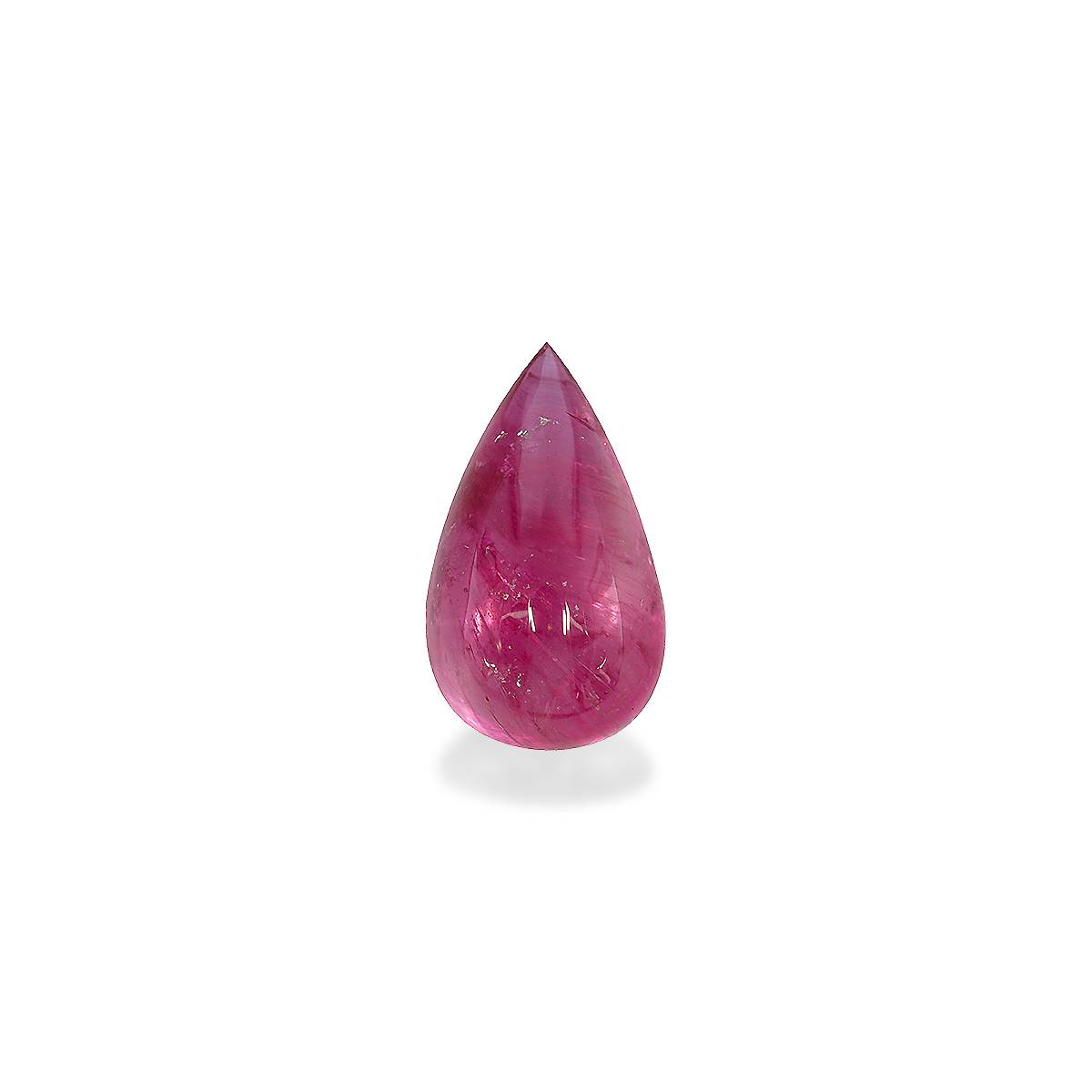bubblegum pink rubellite tourmaline, 10.97ct pear cut — view 3