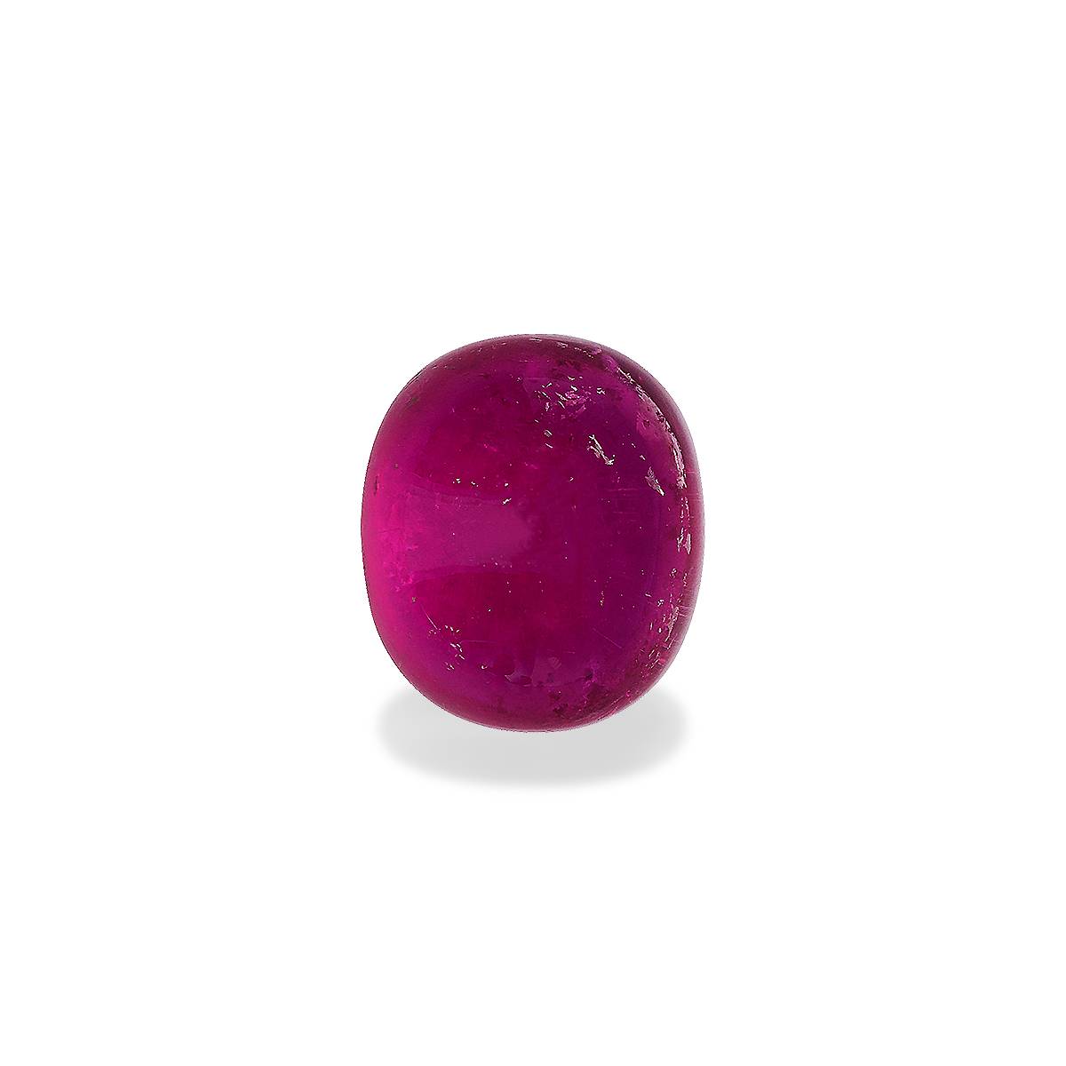 rose red rubellite tourmaline, 12.05ct cushion cut — view 3