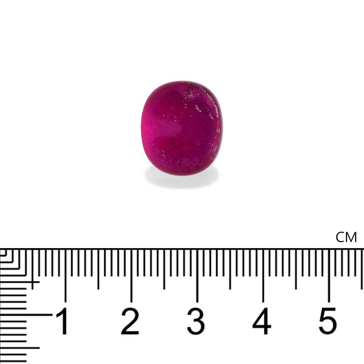 rose red rubellite tourmaline, 12.05ct cushion cut — view 4