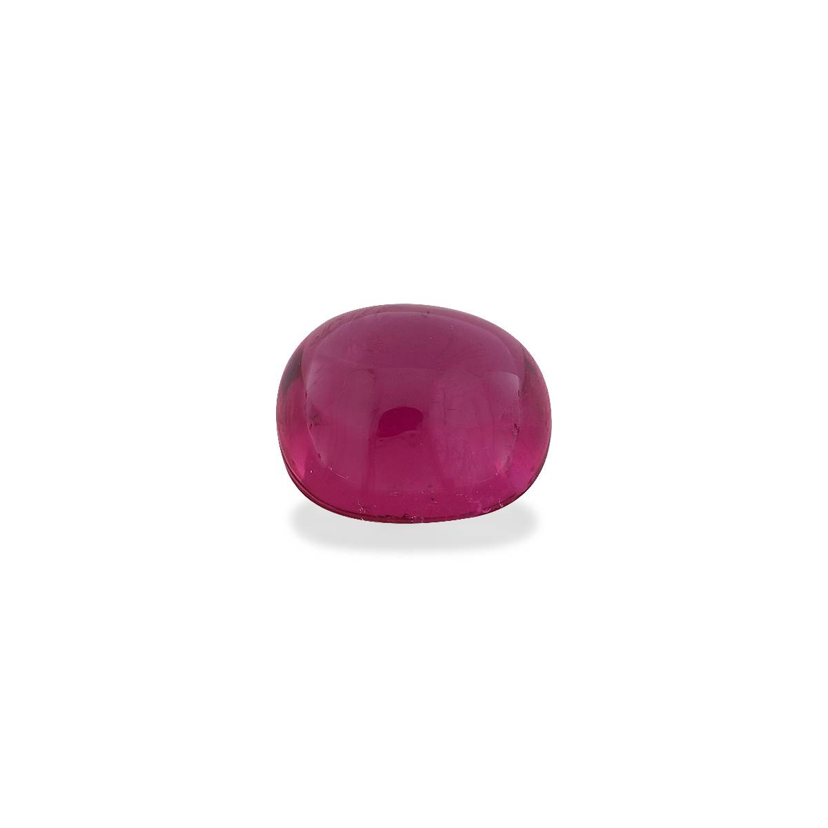 rose red rubellite tourmaline, 6.15ct cushion cut — view 3