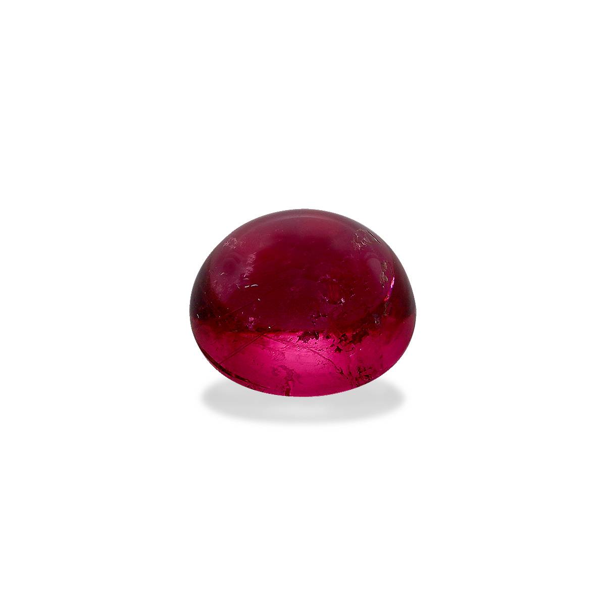 red rubellite tourmaline, 7.01ct oval cut — main view