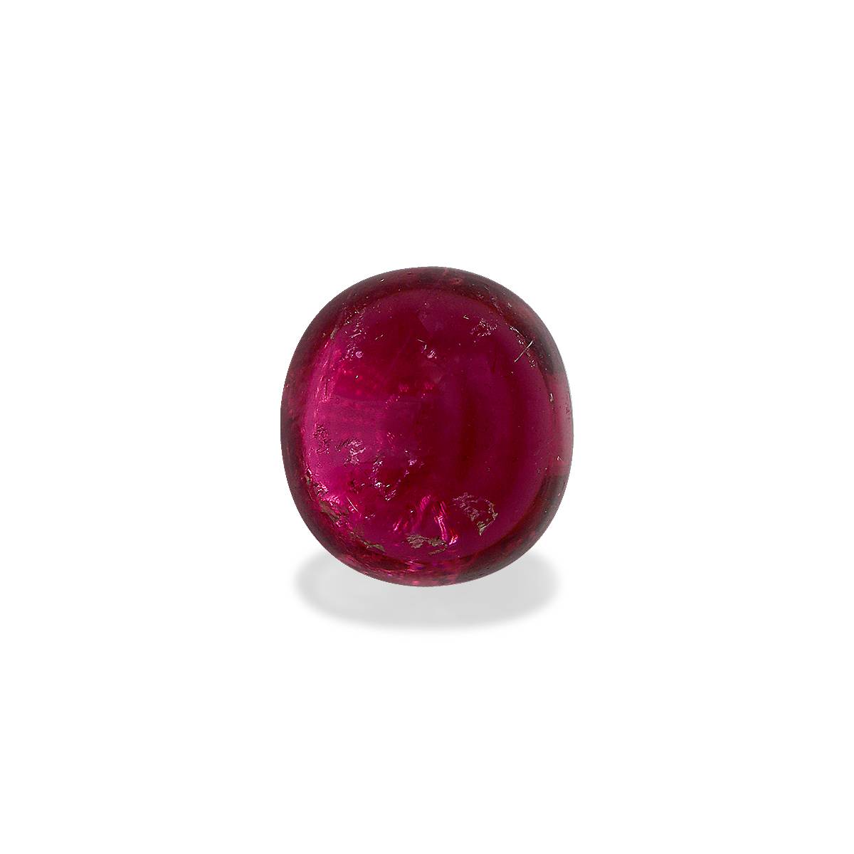 red rubellite tourmaline, 7.01ct oval cut — view 3
