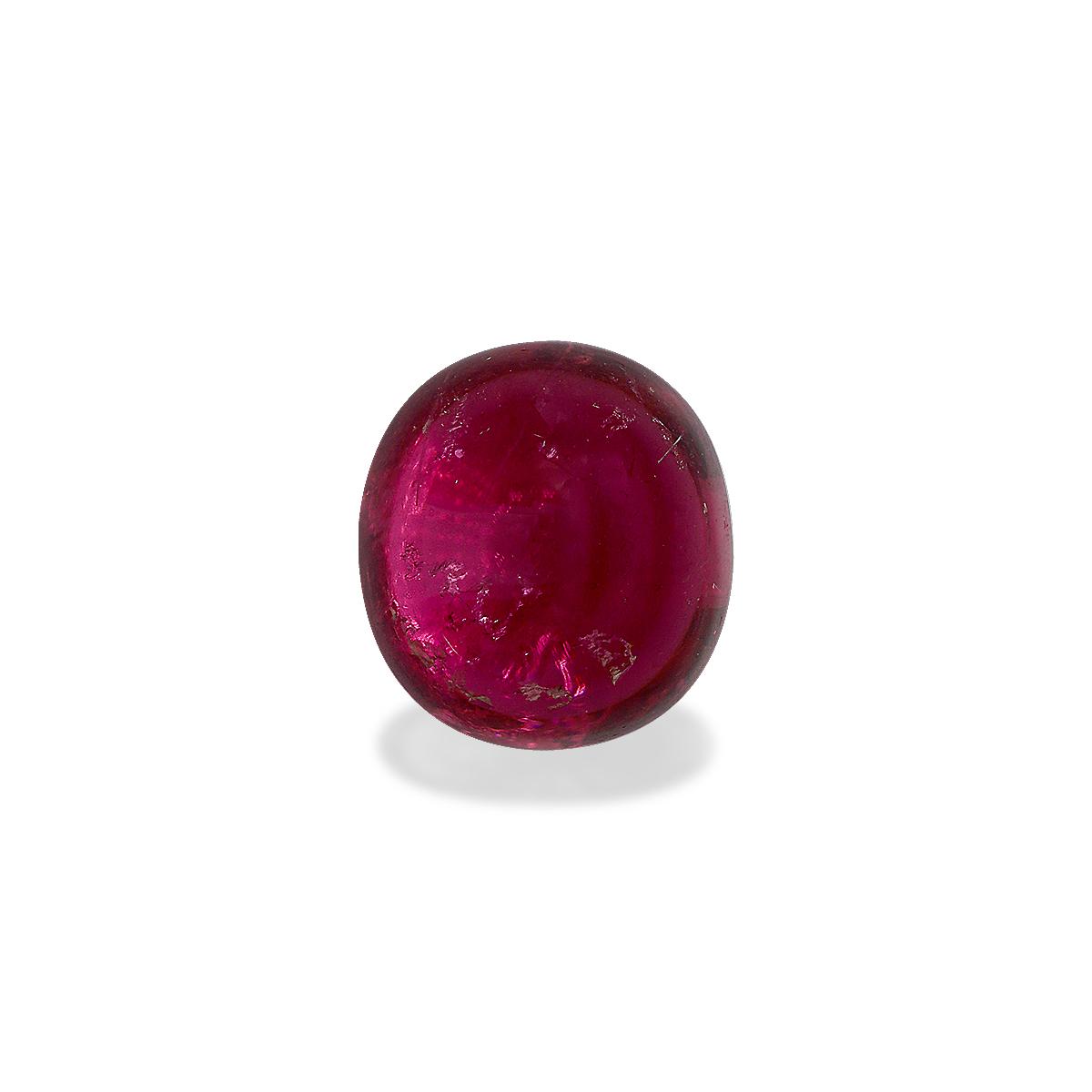 red rubellite tourmaline, 7.01ct oval cut — view 3