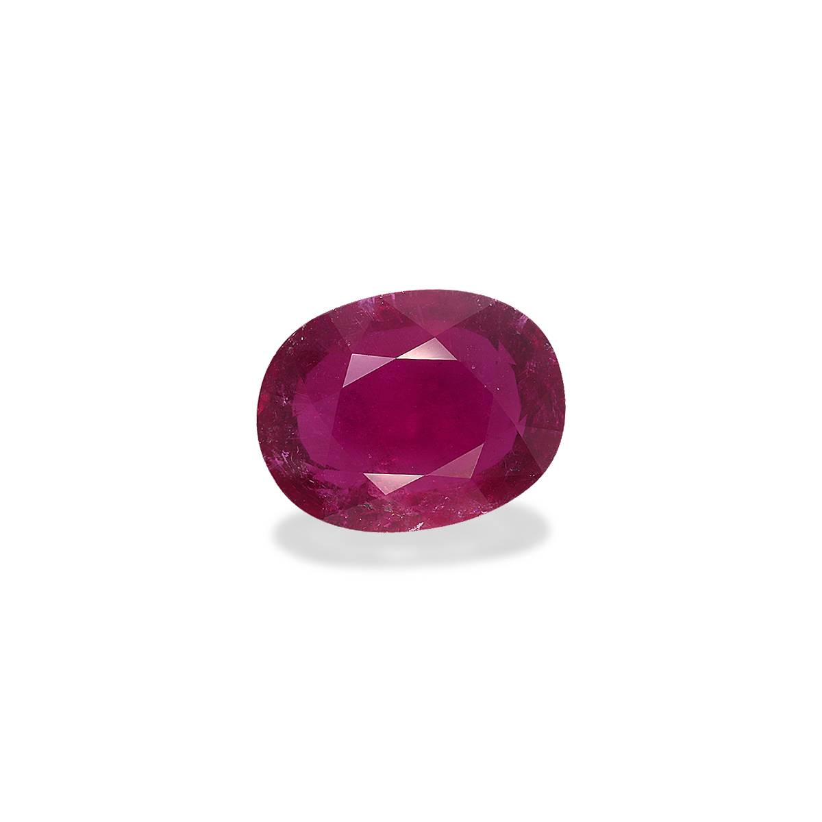 rose red rubellite tourmaline, 13.4ct oval cut — view 3