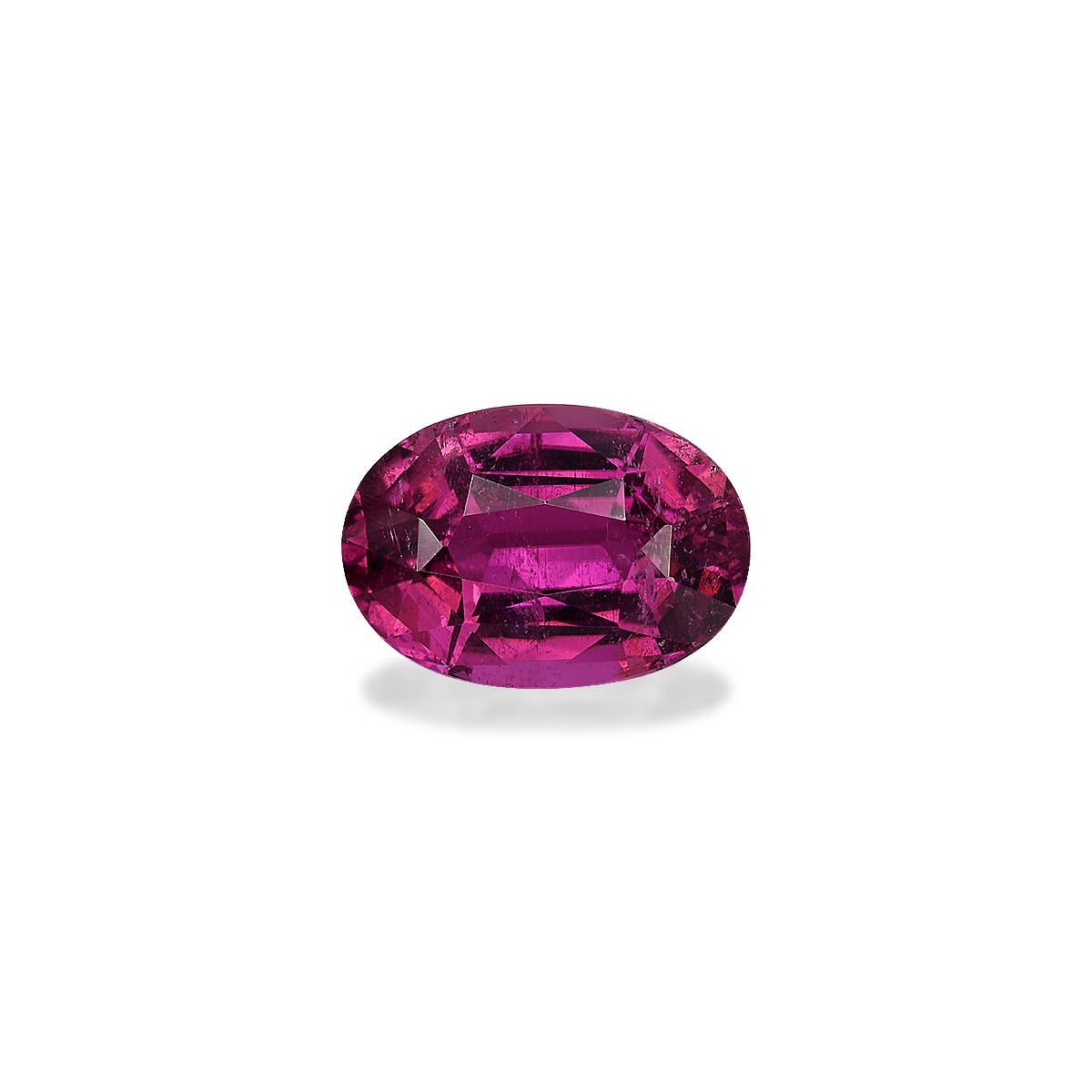 red rubellite tourmaline, 5.78ct oval cut — main view