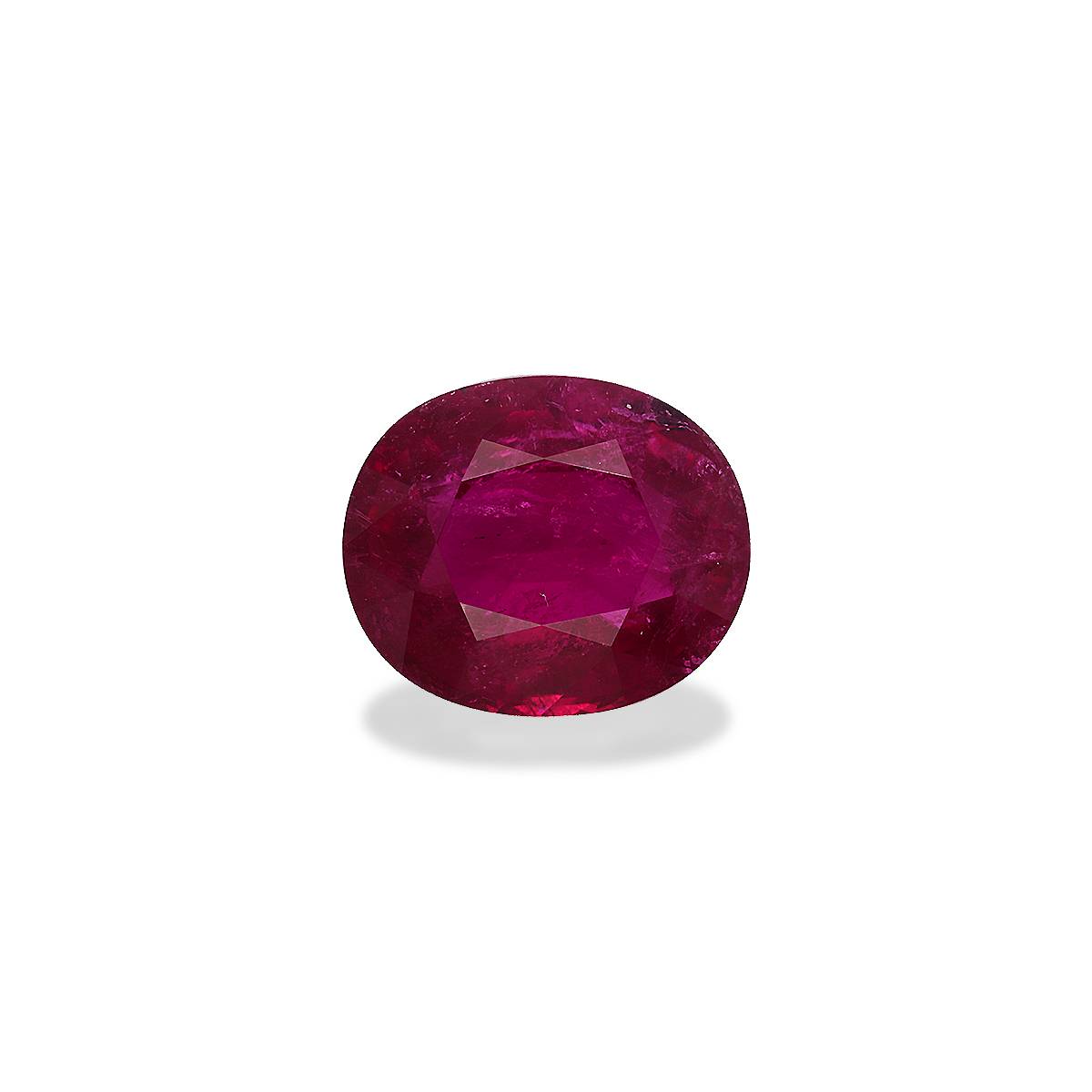 rose red rubellite tourmaline, 8.33ct oval cut — main view