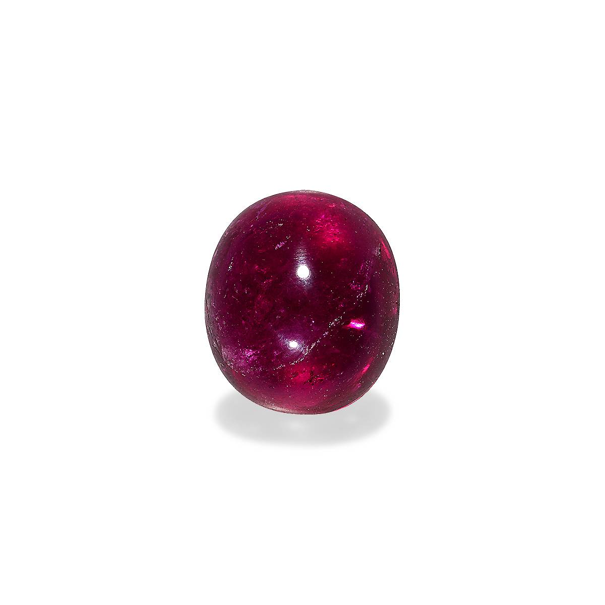 rose red rubellite tourmaline, 10.18ct oval cut — view 3