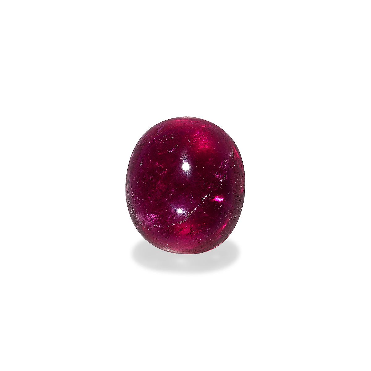 rose red rubellite tourmaline, 10.18ct oval cut — view 3