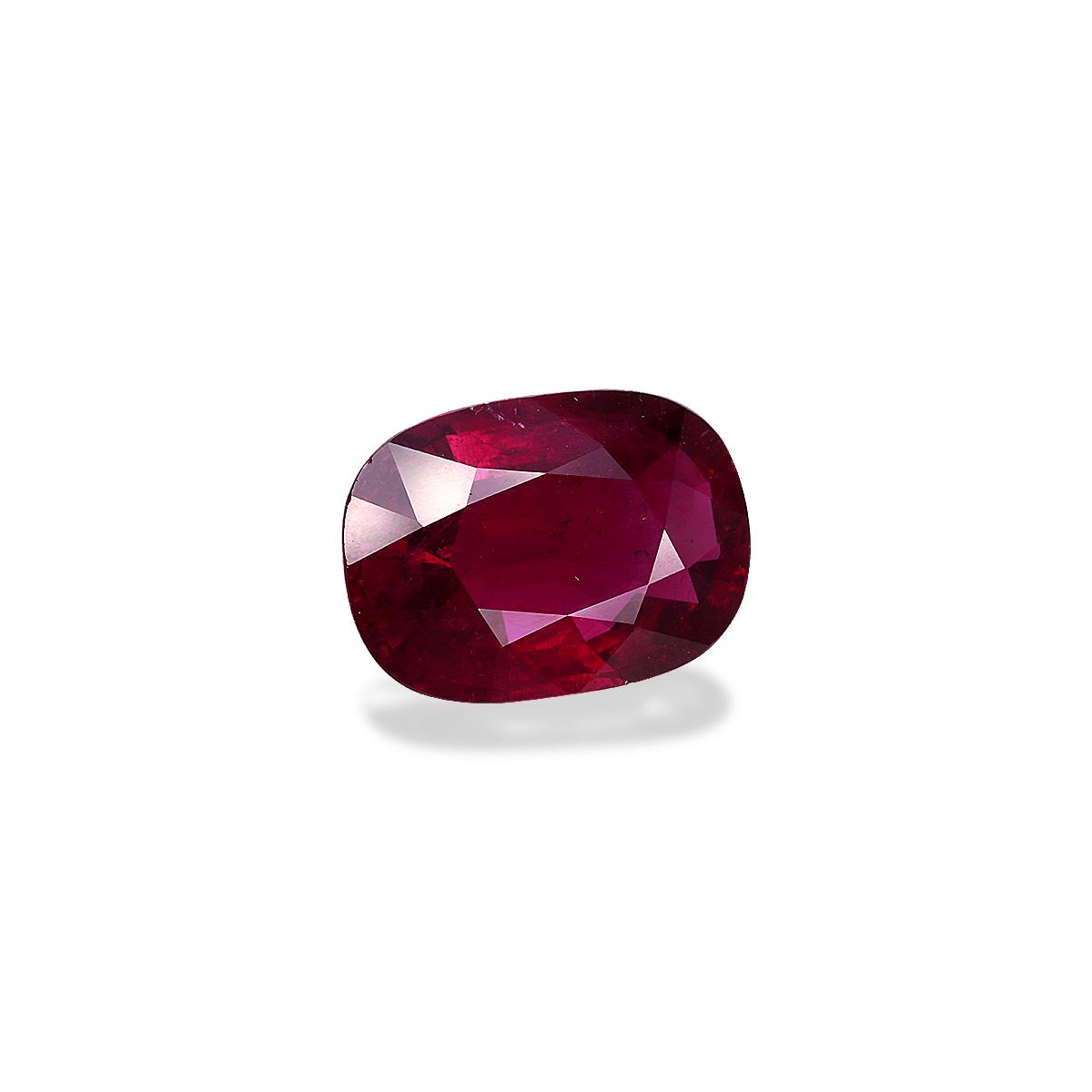 Vivid red rubellite tourmaline, 11.98ct cushion cut — view 3