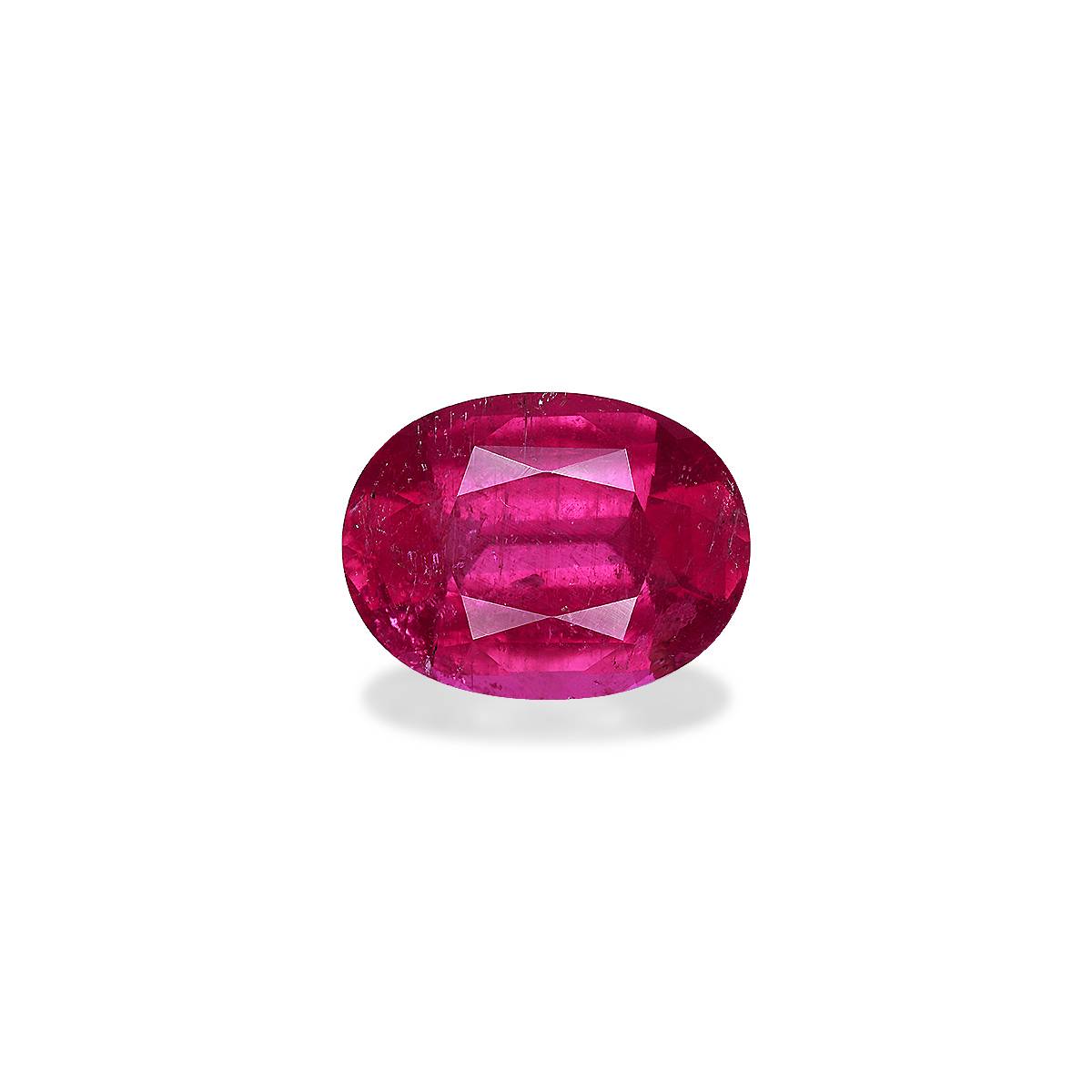 red rubellite tourmaline, 10.25ct oval cut — main view