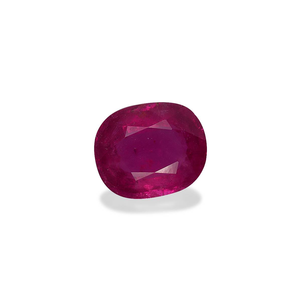 Vivid pink rubellite tourmaline, 5.9ct oval cut — view 3