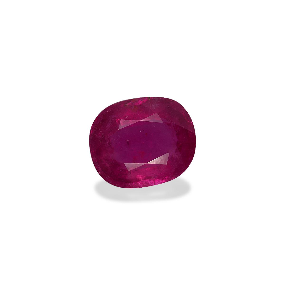 Vivid pink rubellite tourmaline, 5.9ct oval cut — view 3