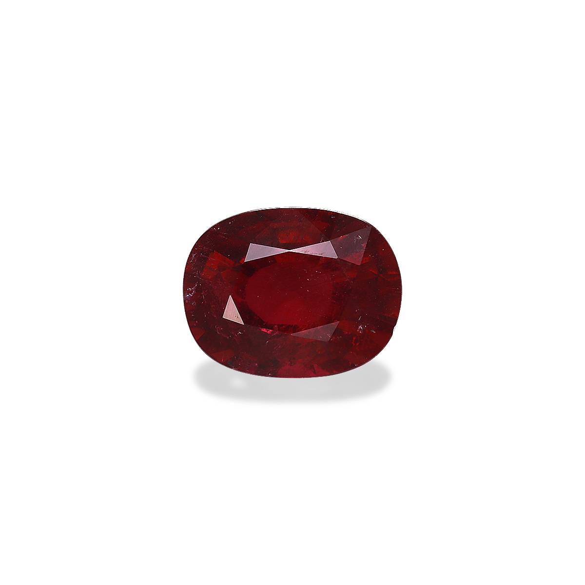 rose red rubellite tourmaline, 4.75ct oval cut — main view
